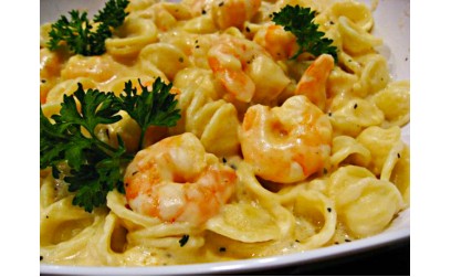 Buttery Shrimp and Pasta Recipe