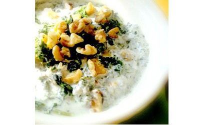 Yogurt and Spinach Dip (Borani) Recipe