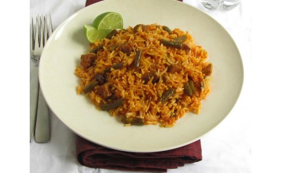 Rice with Green Beans (Loobia Polow) Recipe