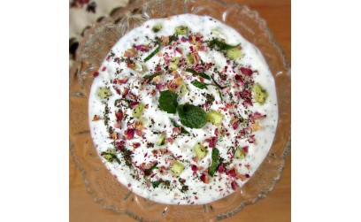 Yogurt and Cucumber Dip (Mast-o-Khiar) Recipe