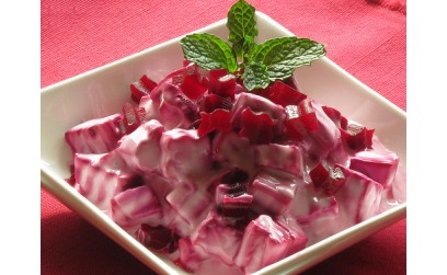 Beetroot & Yogurt Dip (Beetroot Borani) Recipe