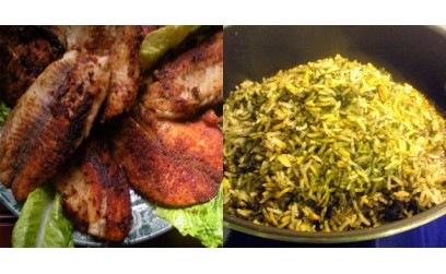Herb Rice and Fish (Sabzi Polow Mahi) Recipe