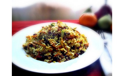 Persian Sweet Rice (Shirin Polow) Recipe