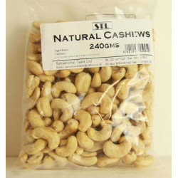 Natural  Raw Cashews - 350gr