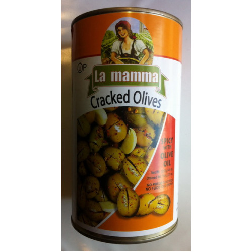 Spicy Cracked Olives - 780gr