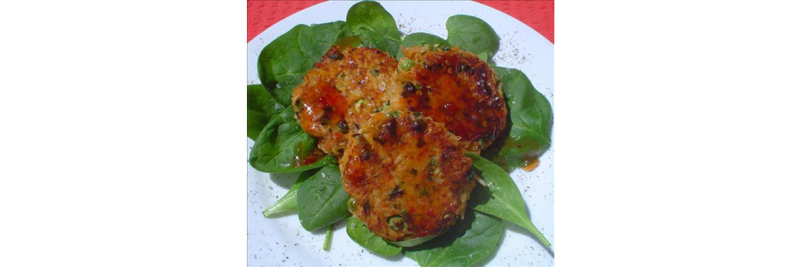 Kumara (Sweet Potato) & Rice Patties
