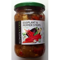 Eggplant & Pepper Strips - 350gr