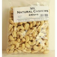Natural Cashews - 240gr